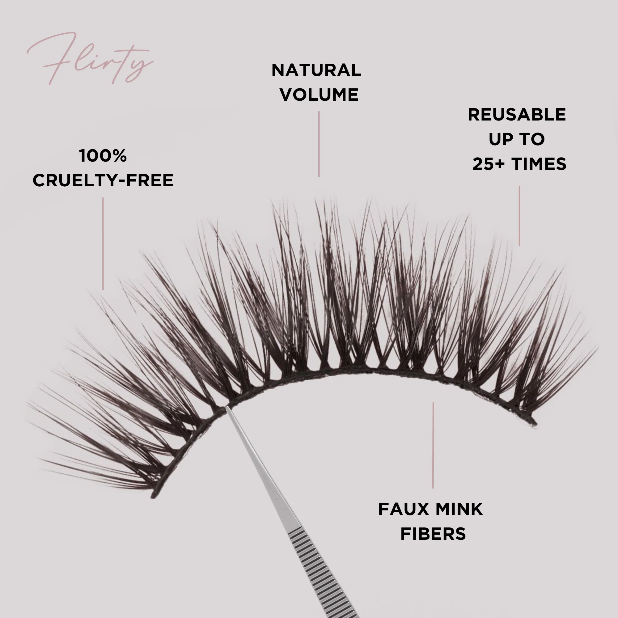 Dominique Flirty Lashes - Image 3