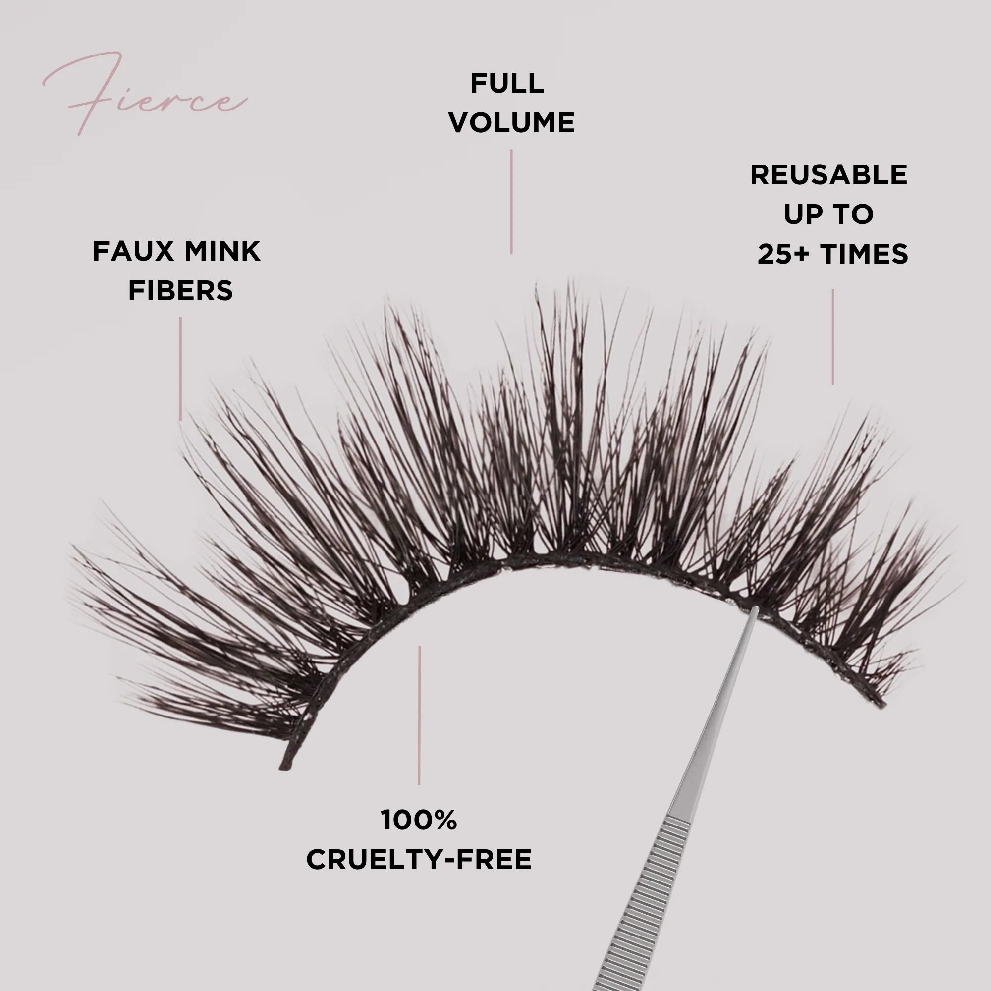 Dominique Fierce Lashes - Image 3